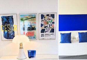 1 bedroom, in-room safe, iron/ironing board, WiFi - N&J- LA MAREE BLEUE - Terrace - Near Beach (Niza)