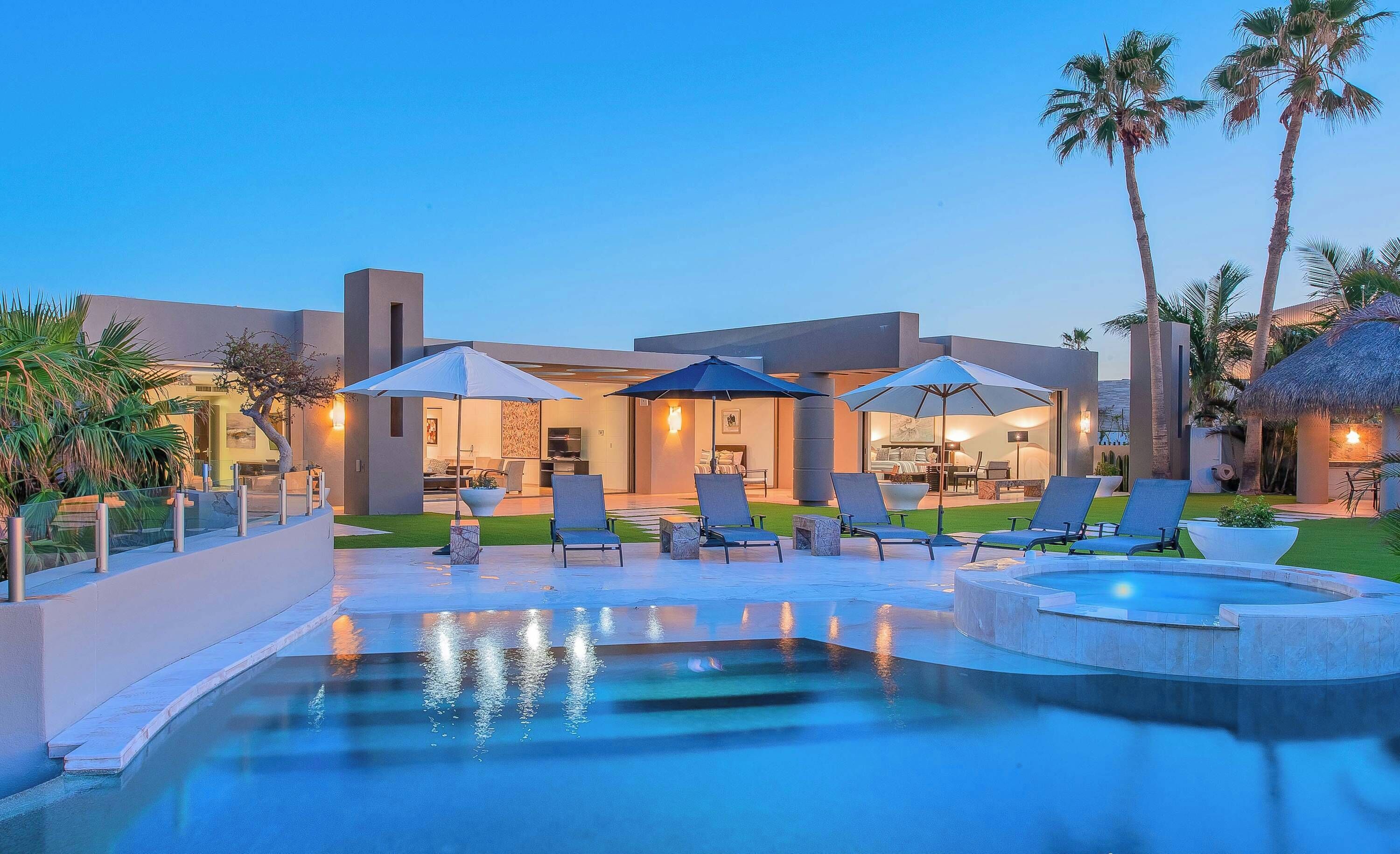 Piscina externa, piscina aquecida