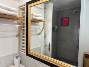 Towels, soap, toilet paper