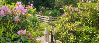 Ferienwohnung in Alleinnutzung mit Garten und Teich, Nähe Sankt Peter Ording