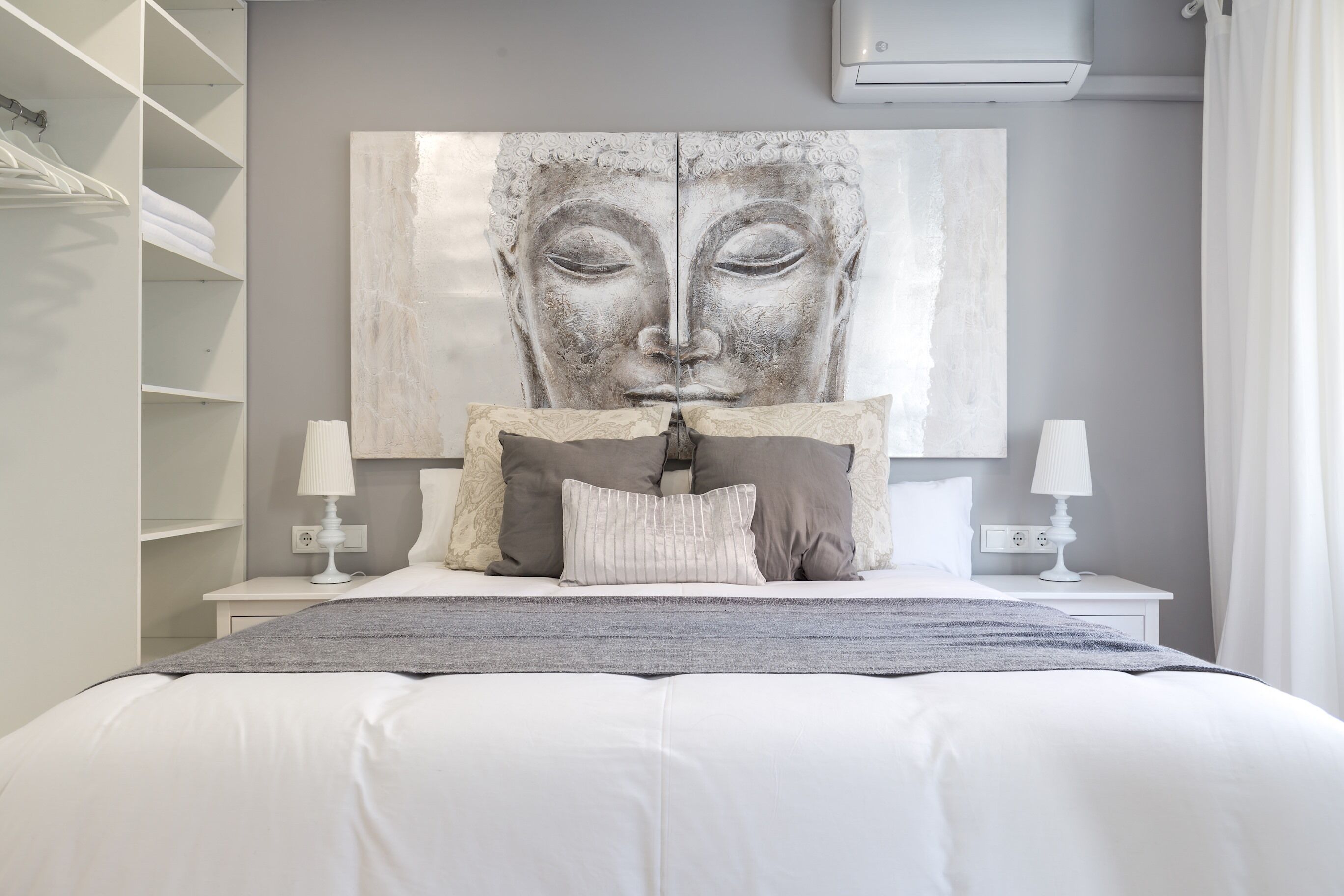 2 dormitorios, tabla de planchar con plancha, wifi gratis y ropa de cama