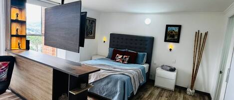 1 Schlafzimmer, Bügeleisen/Bügelbrett, kostenloses WLAN, Bettwäsche