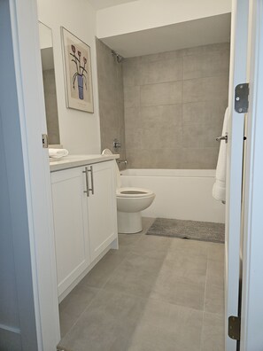 Hair dryer, towels, soap, toilet paper - Cozy NEW basement suite located in beautiful Silver Valley, Maple Ridge (Maple Ridge)