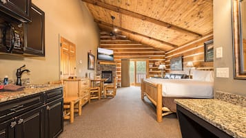 Tabla de planchar con plancha, wifi y ropa de cama