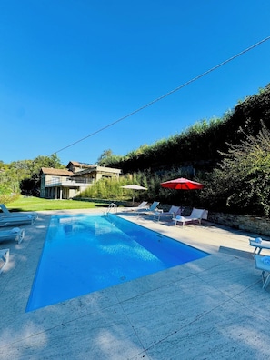 Pool - Villa La Ginestra with private pool Piemonte (Bistagno)