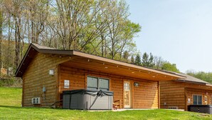 Unclassified image, 2 of 10, button - Grandview Cabin Suite 27-Hot Tub, Dog Friendly (McHenry)