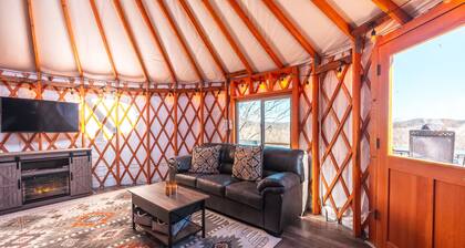 St Francis River: The Blue Yurt and Hot Tub