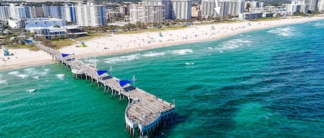 Sun-loungers, beach towels