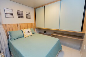 2 slaapkamers, een strijkplank/strijkijzer, wifi, beddengoed