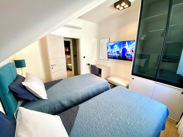 2 chambres, fer et planche à repasser, lit parapluie, Wi-Fi gratuit