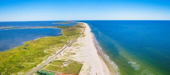 Newly constructed beachfront home with panoramic bay & Gulf views