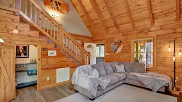 スマートテレビ、暖炉、テレビゲーム