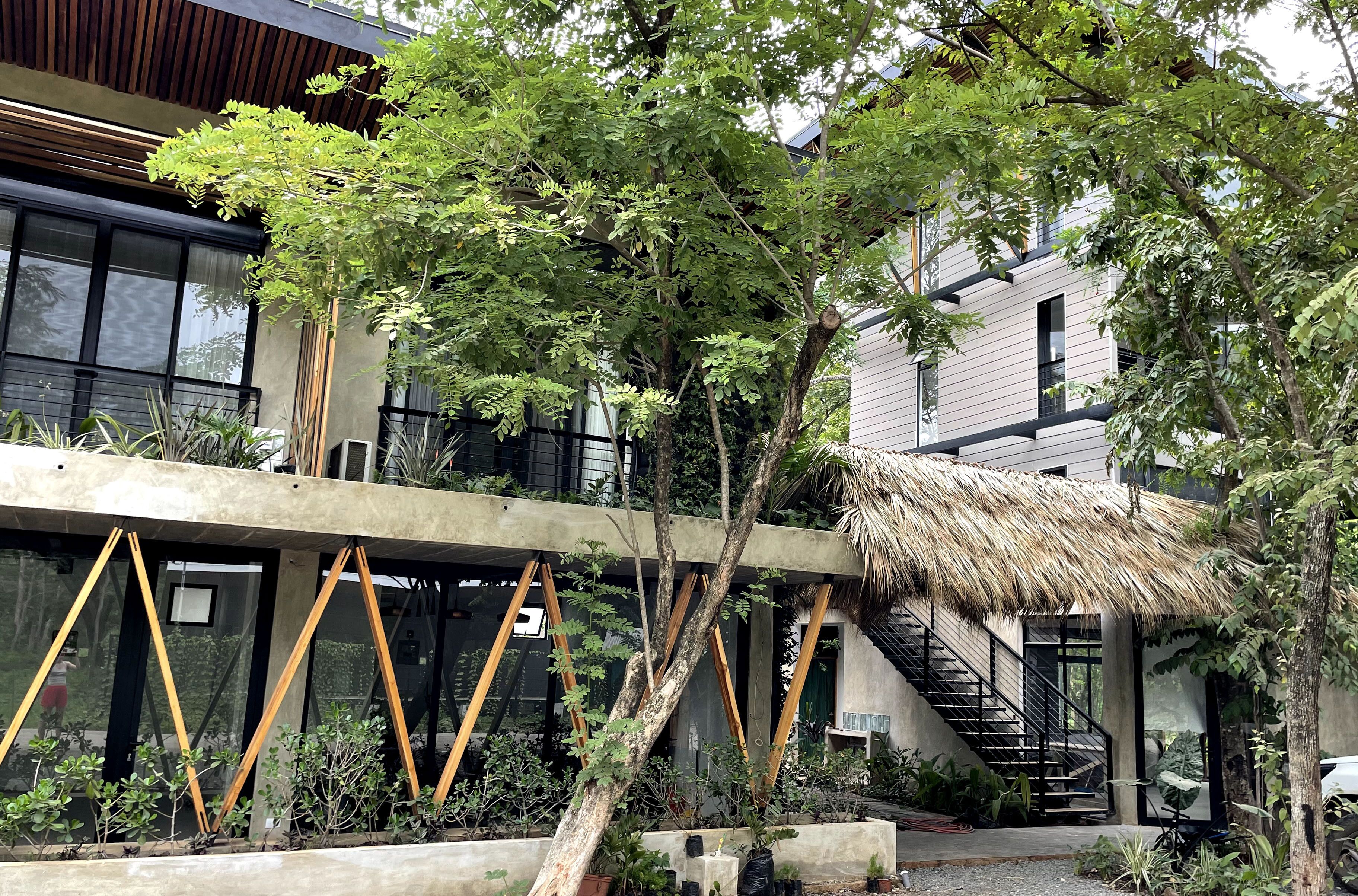 Façade de l’hébergement