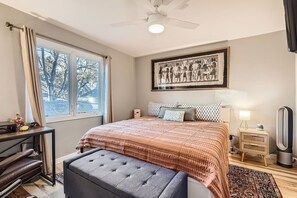 3 多间卧室、办公桌、熨斗/熨衣板、免费 WiFi