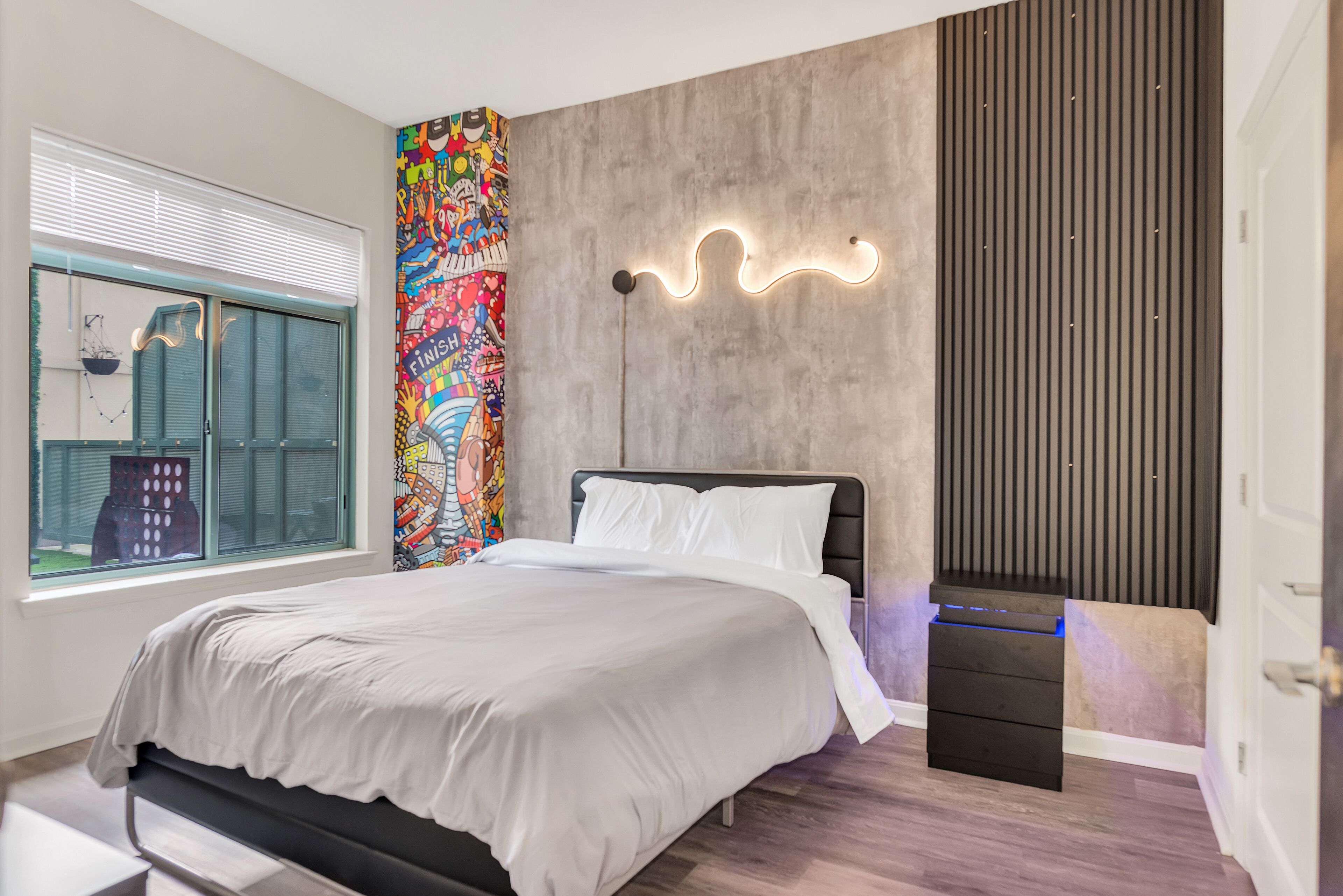 1 chambre, fer et planche à repasser, Wi-Fi, literie fournie