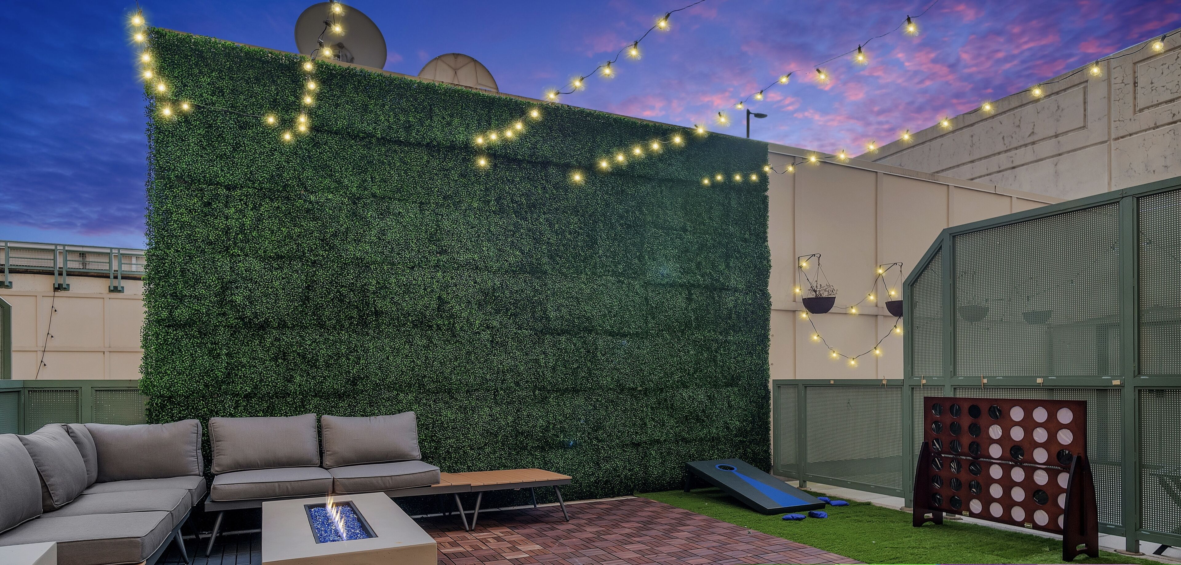 Terrain de l’hébergement 