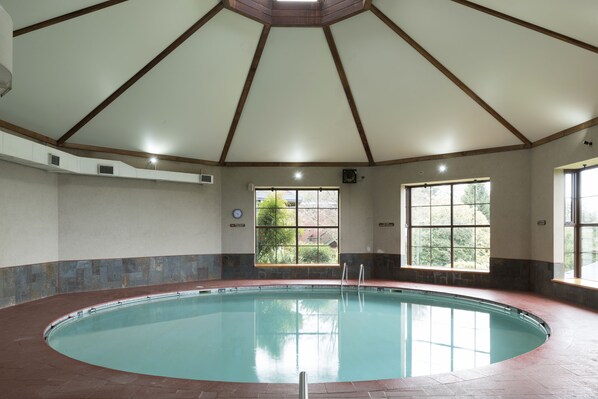 Indoor pool, seasonal outdoor pool