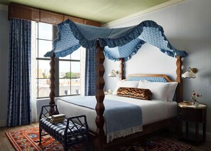 Premium bedding, down duvets, in-room safe, desk