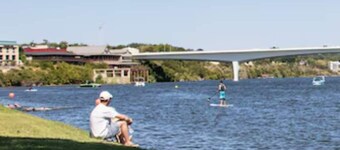 OPEN SKY CAMPSITES in Marble Falls! Continental breakfast, shared elec & firepit