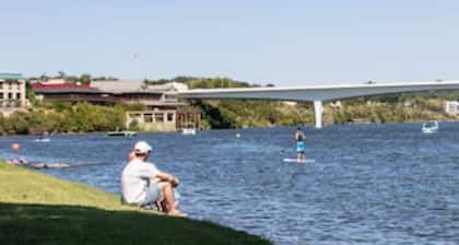 OPEN SKY CAMPSITES in Marble Falls! Continental breakfast, shared elec & firepit