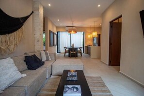 Living area - Jungle Modern Condo 2 Bedroom and Private Pool (Tulum)