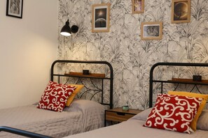 2 chambres, fer et planche à repasser, Wi-Fi