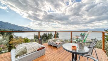 Studio, 1 slaapkamer, balkon, uitzicht op tuin | Balkon