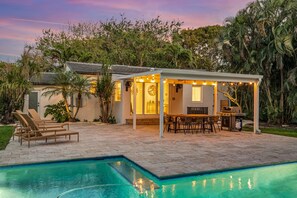 Una piscina climatizada