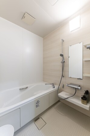 Apartment | Bathroom | Hair dryer, slippers - The Onyx Tomakomai (Tomakomai)