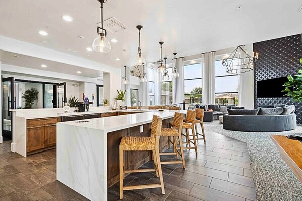 Spiseområde på rommet