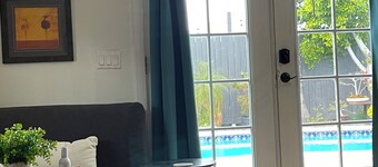 Private pool Side Studio steps away from NOHO West and Trader Joe’s.