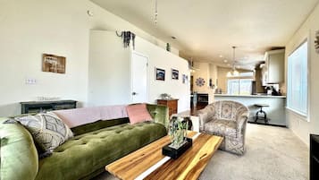 TV connectée, cheminée