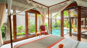 2 bedrooms, desk, free WiFi - The Jema Villa Ubud (Ubud)