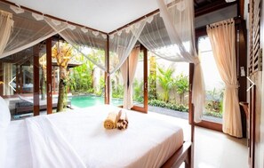 2 bedrooms, desk, free WiFi - The Jema Villa Ubud (Ubud)