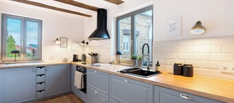 Apartment "Altes Pfarrhaus - Studio" with Shared Terrace & Wi-Fi