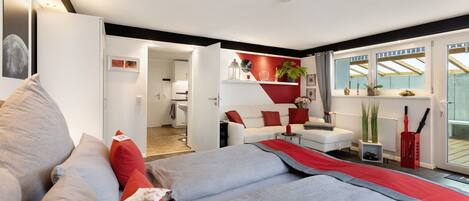 1 soveværelse, skrivebord, strygejern/strygebræt, gratis Wi-Fi