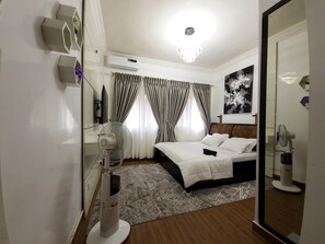 1 Schlafzimmer, Bügeleisen/Bügelbrett, kostenloses WLAN, Bettwäsche