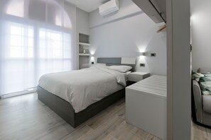 2 chambres, fer et planche à repasser, lit parapluie, Wi-Fi gratuit