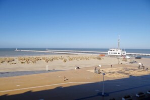 Vlak bij het strand