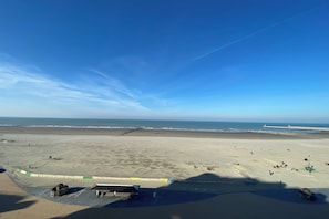 Vlak bij het strand