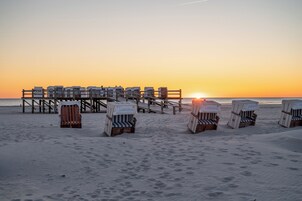 On the beach