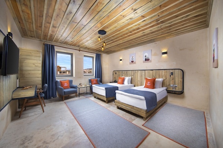 Habitación Deluxe con 2 camas individuales, 1 habitación | Sábanas de algodón egipcio y ropa de cama de alta calidad
