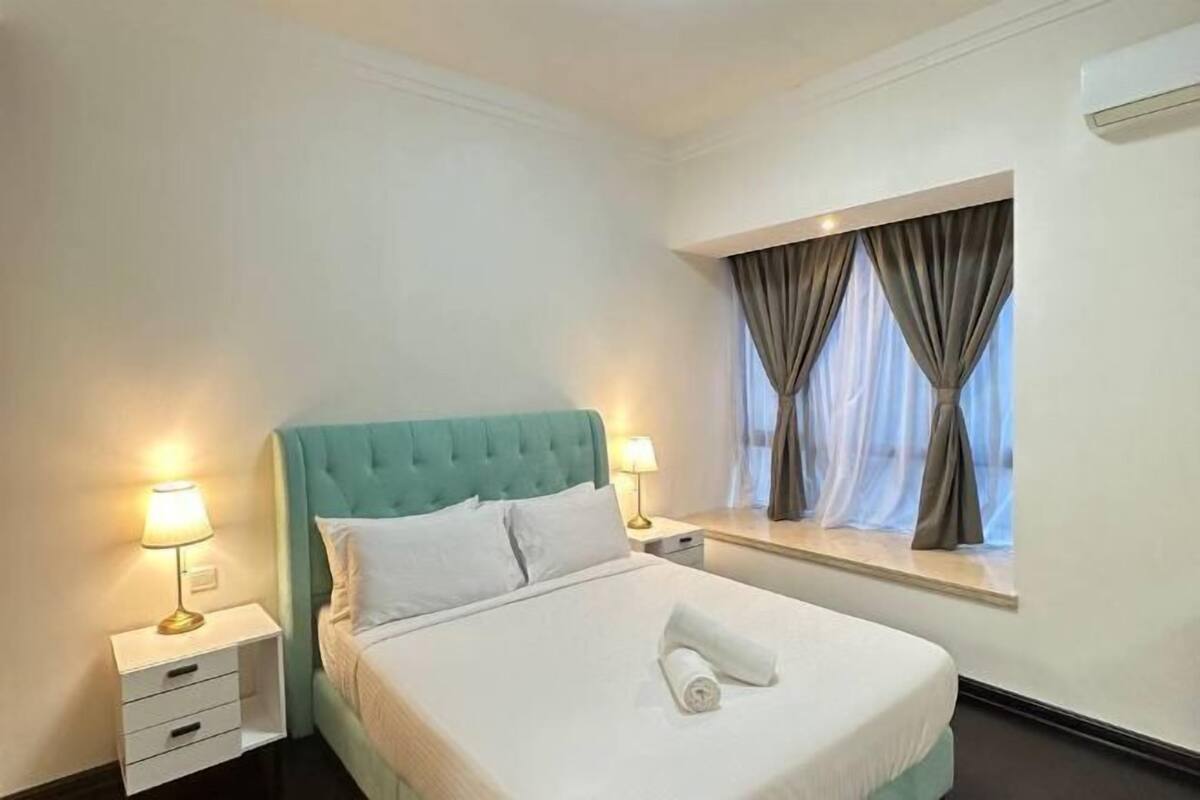 1 bilik tidur, langsir/tirai gelap terus, seterika/papan seterika