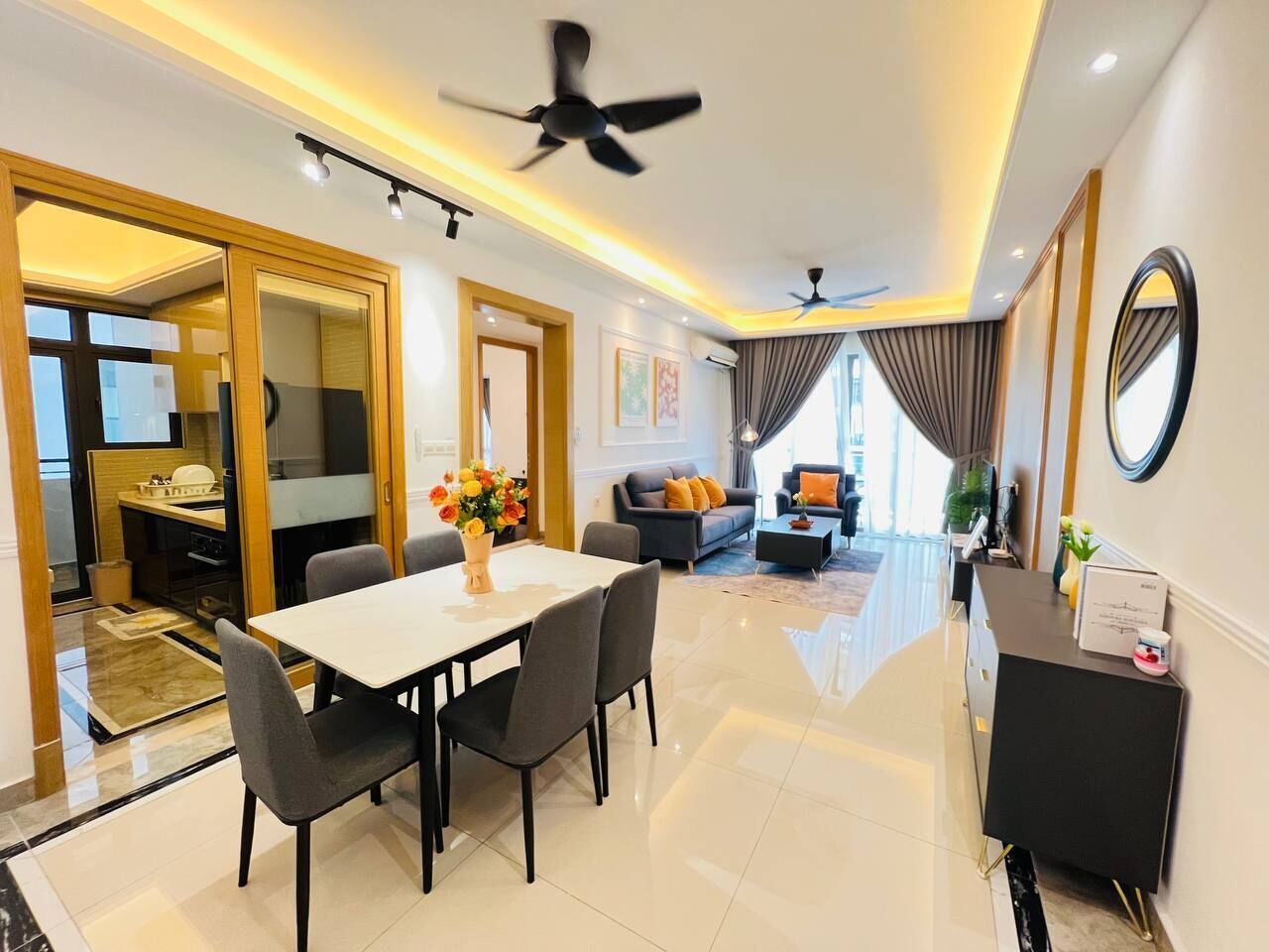 Chambre Affaires avec lits jumeaux | Coin séjour