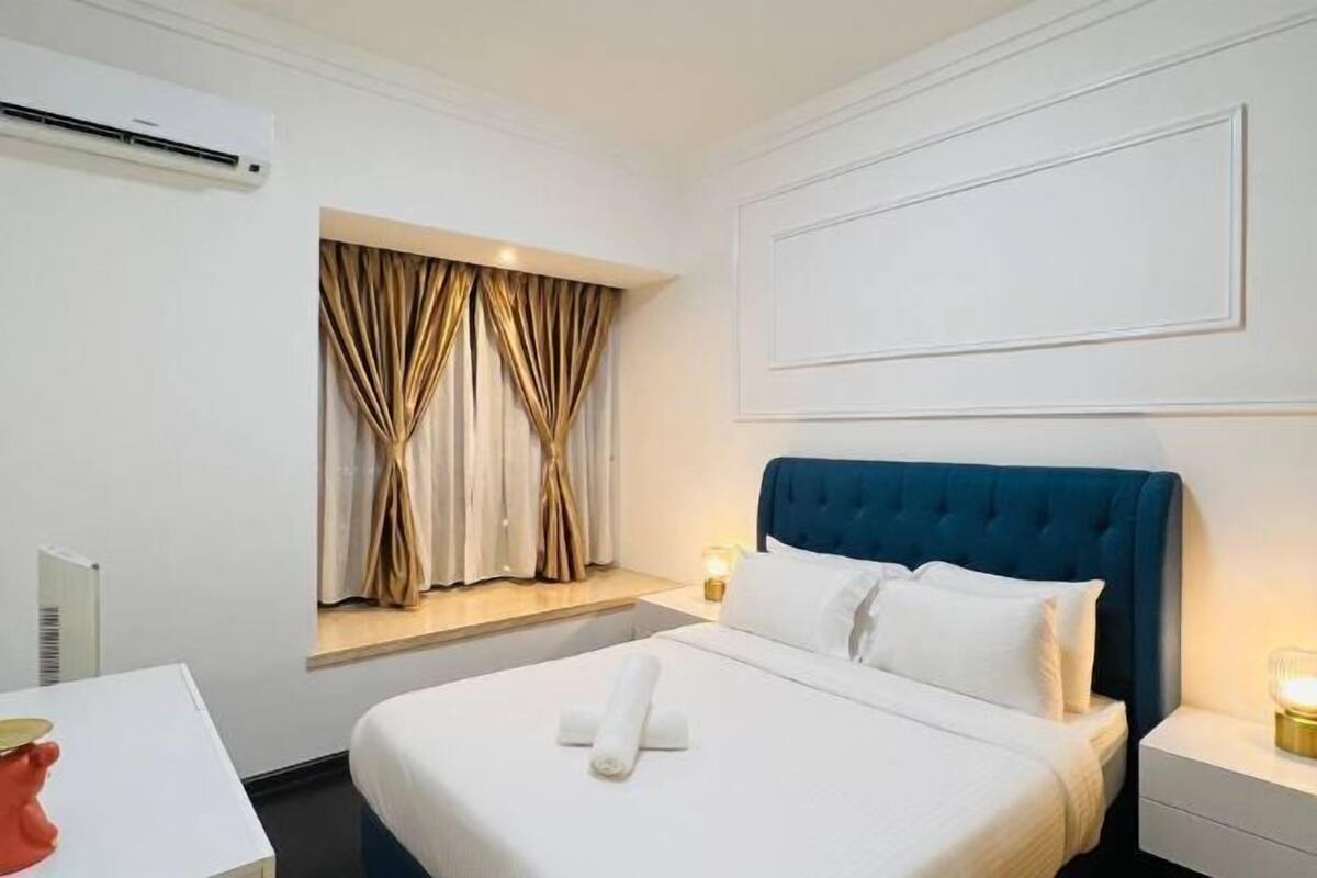 1 bilik tidur, langsir/tirai gelap terus, seterika/papan seterika
