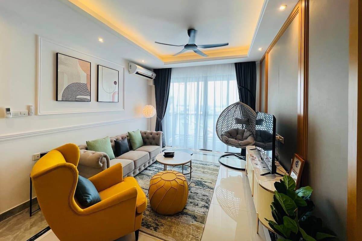 Habitación doble Confort | Área de sala de estar
