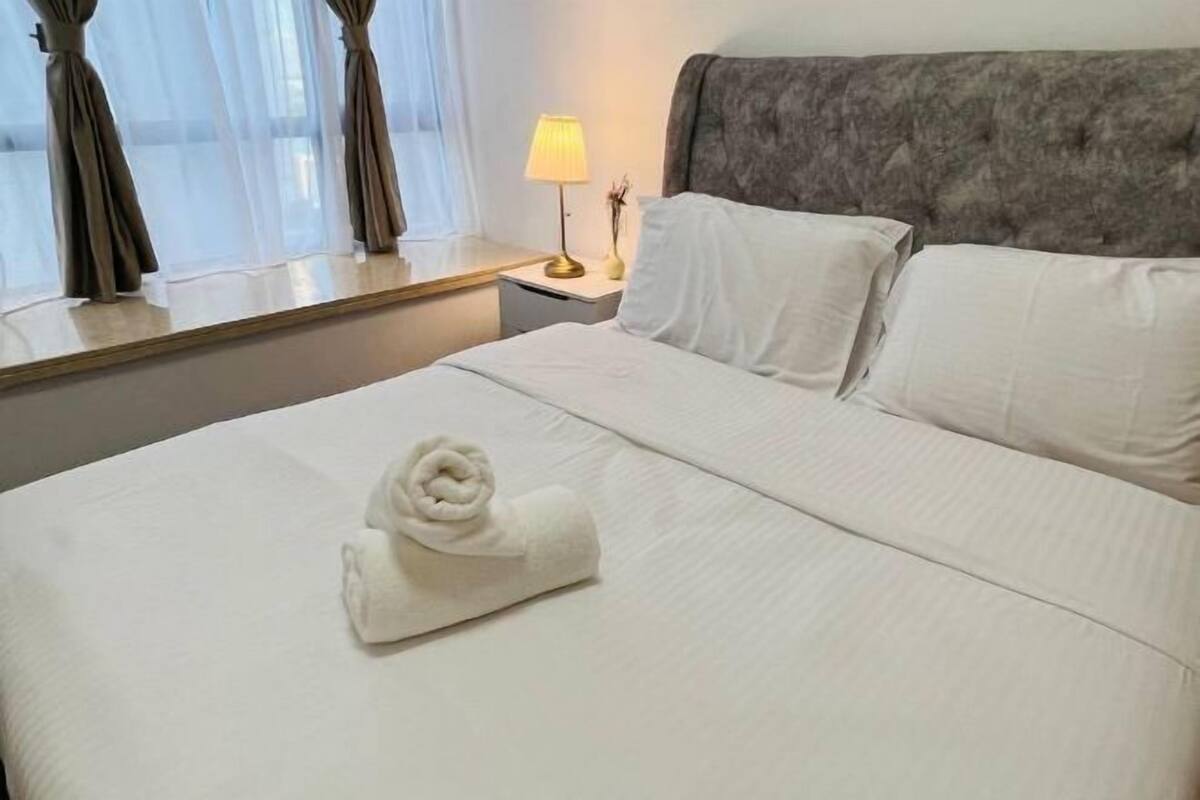 1 bilik tidur, langsir/tirai gelap terus, seterika/papan seterika