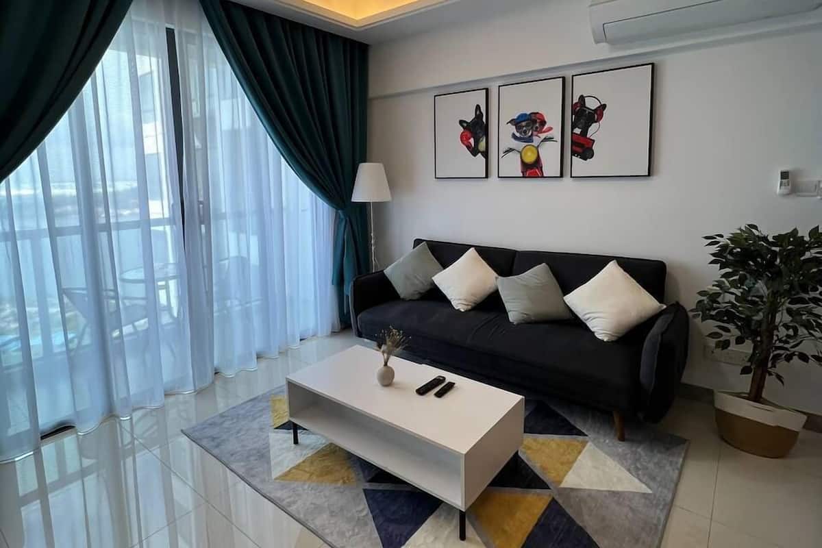 Habitación doble exclusiva | Área de sala de estar