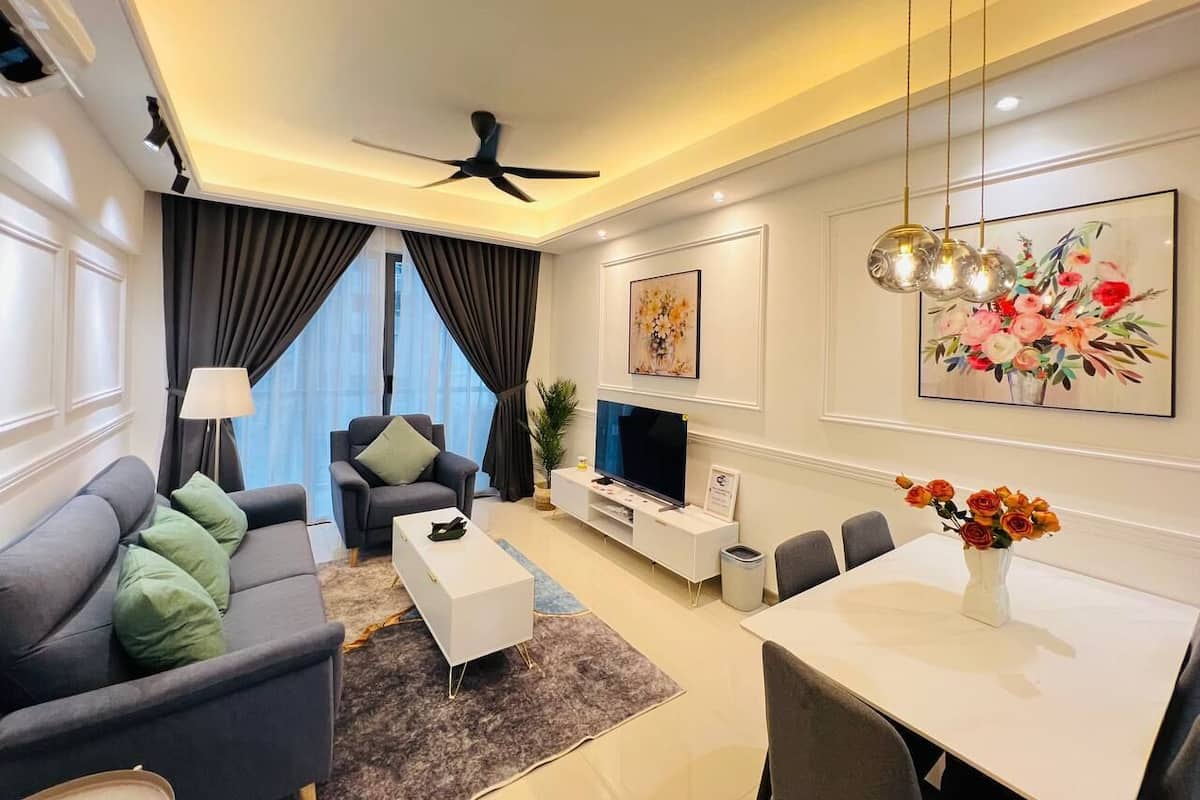 Habitación Elite con 2 camas individuales | Área de sala de estar