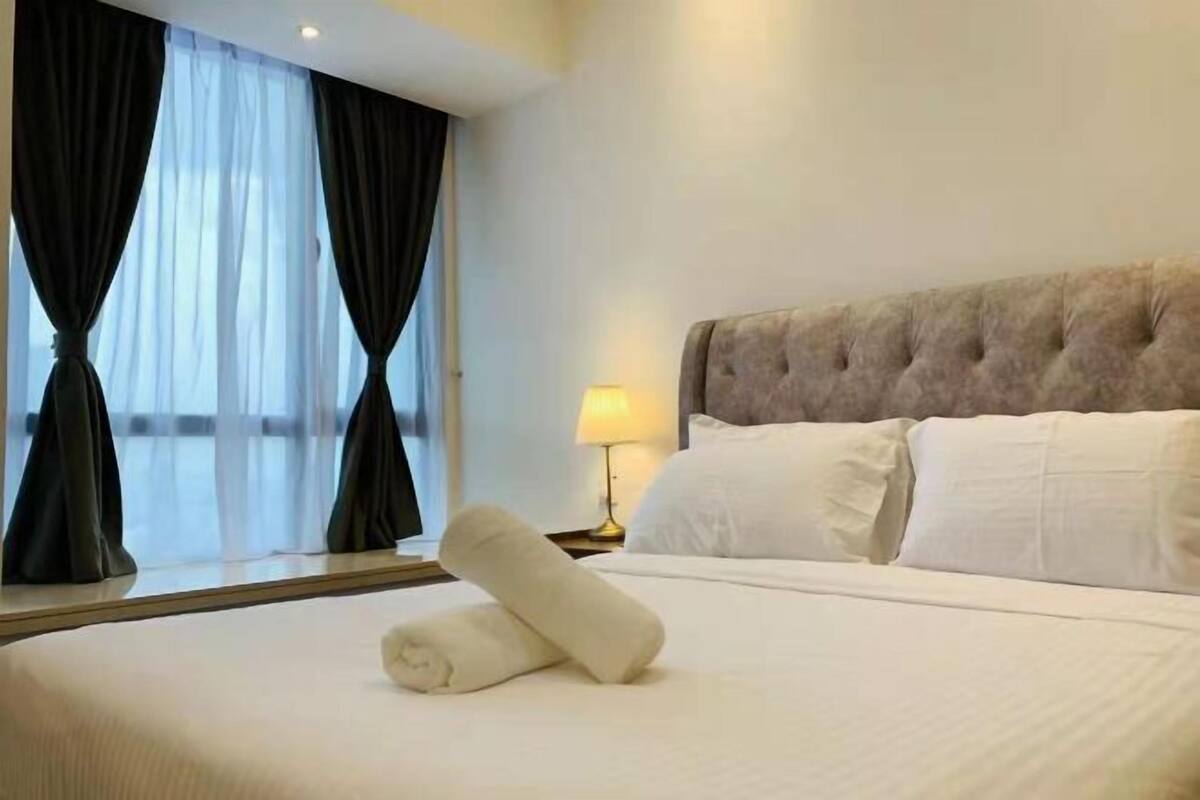 1 bilik tidur, langsir/tirai gelap terus, seterika/papan seterika